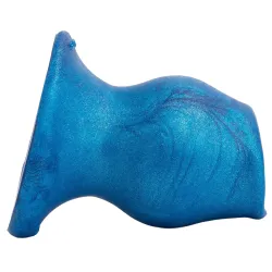 Oxballs Plug Tunnel Pig-Hole Platinum Bleu 12 x 8.5 cm